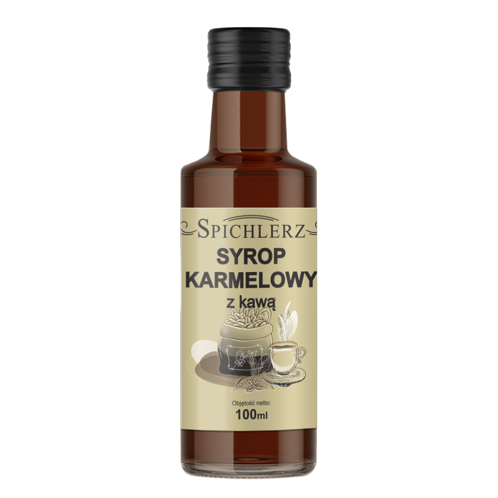 Syrop karmelowy z kawa 100 ml